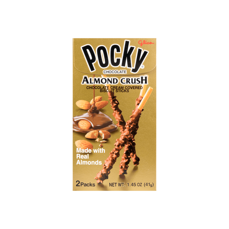 Almond Crush Pocky Chocolate Cookie Sticks, 1.45oz