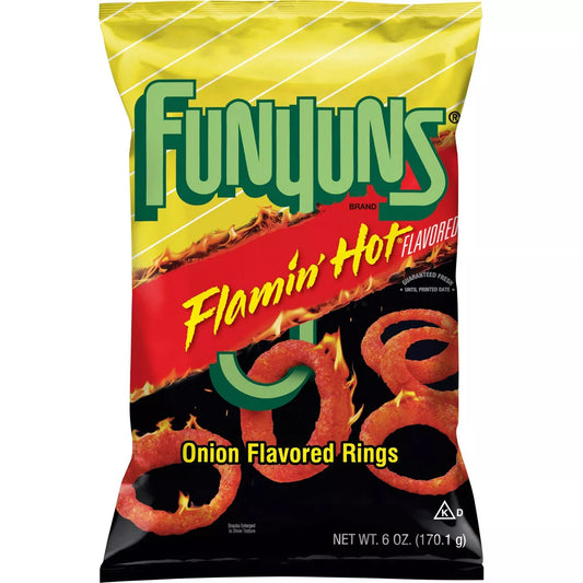 Funyuns Flamin Hot Onion Flavored Rings - 6oz